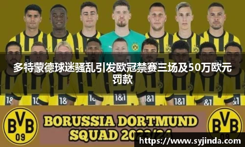 多特蒙德球迷骚乱引发欧冠禁赛三场及50万欧元罚款